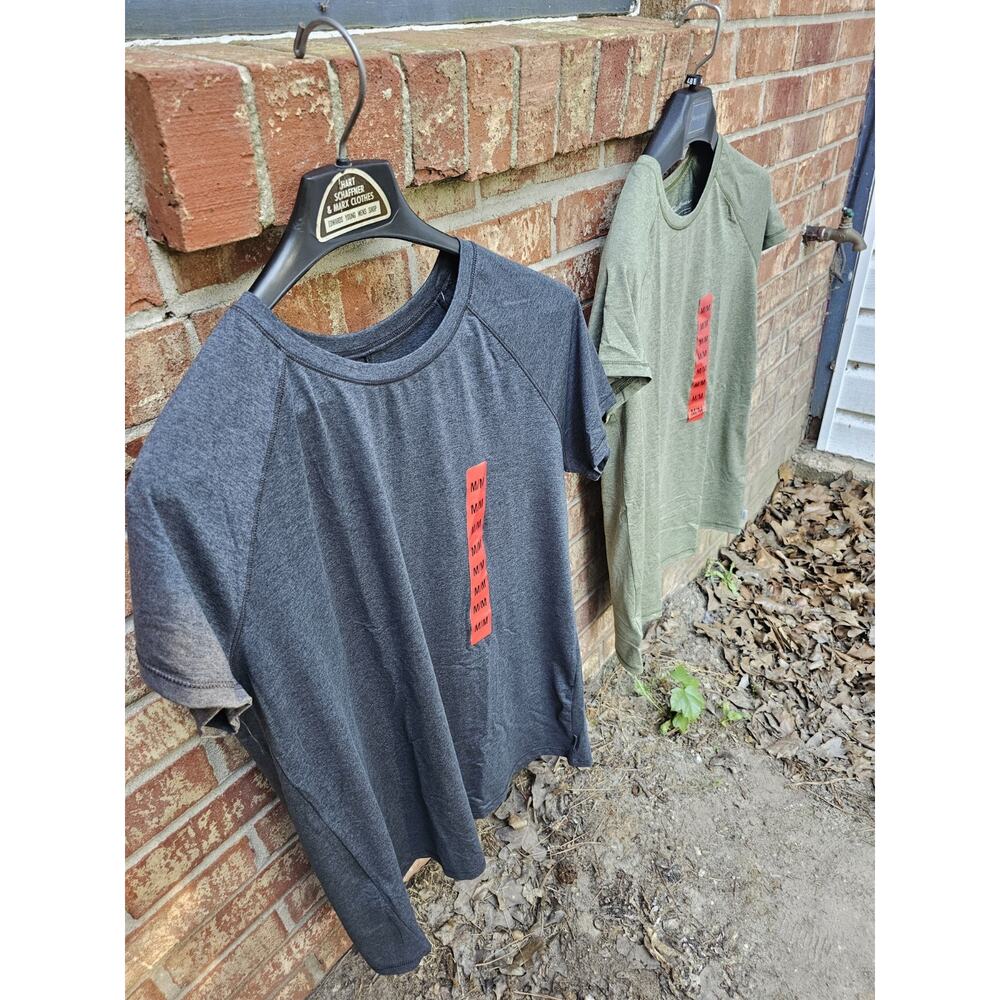 Lot of 2 Eddie Bauer Moisture Wicking Womens Active Short Sleeve Tee T-Shirt M